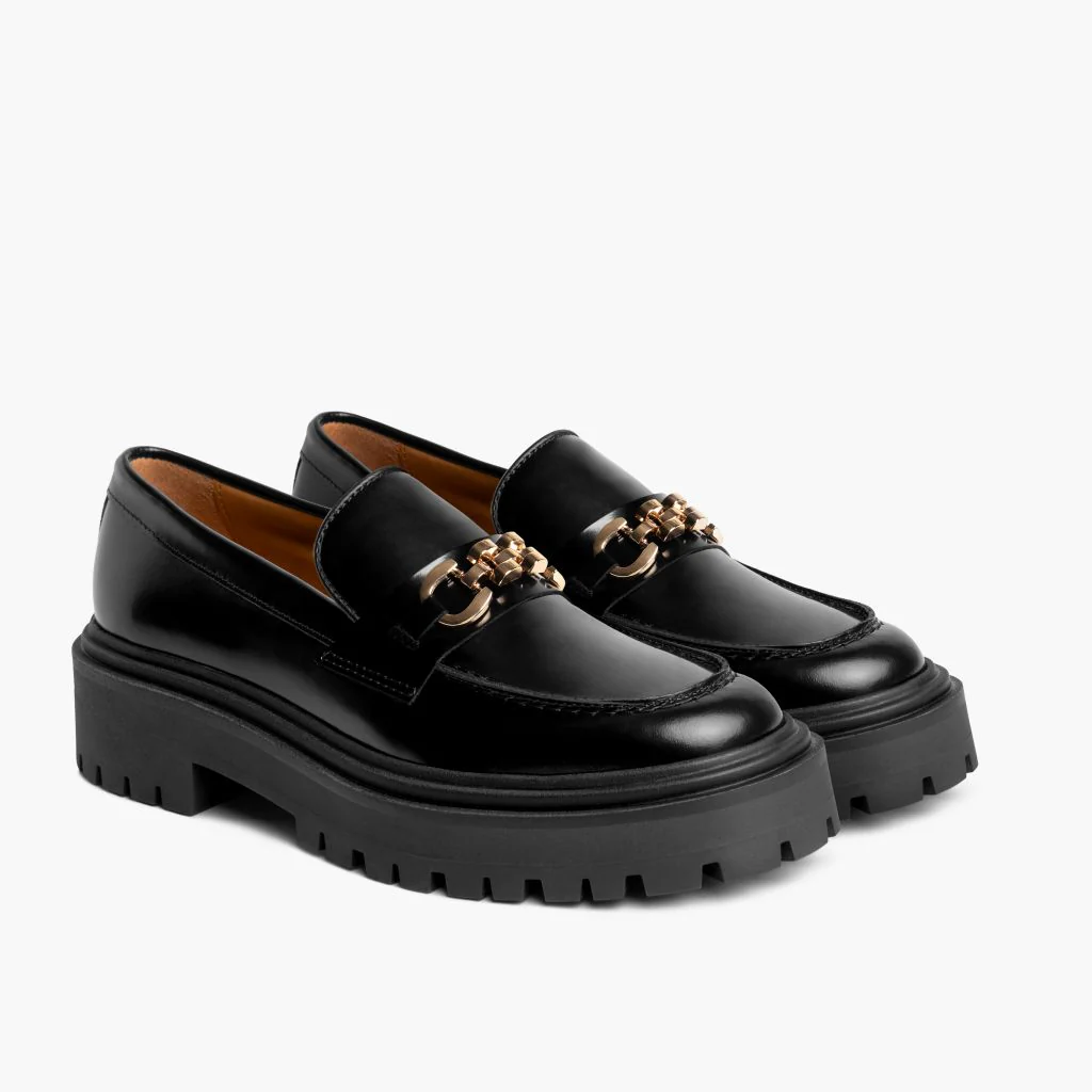 Penny Platform | Black & Gold Link